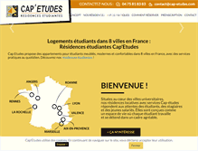 Tablet Screenshot of cap-etudes.com